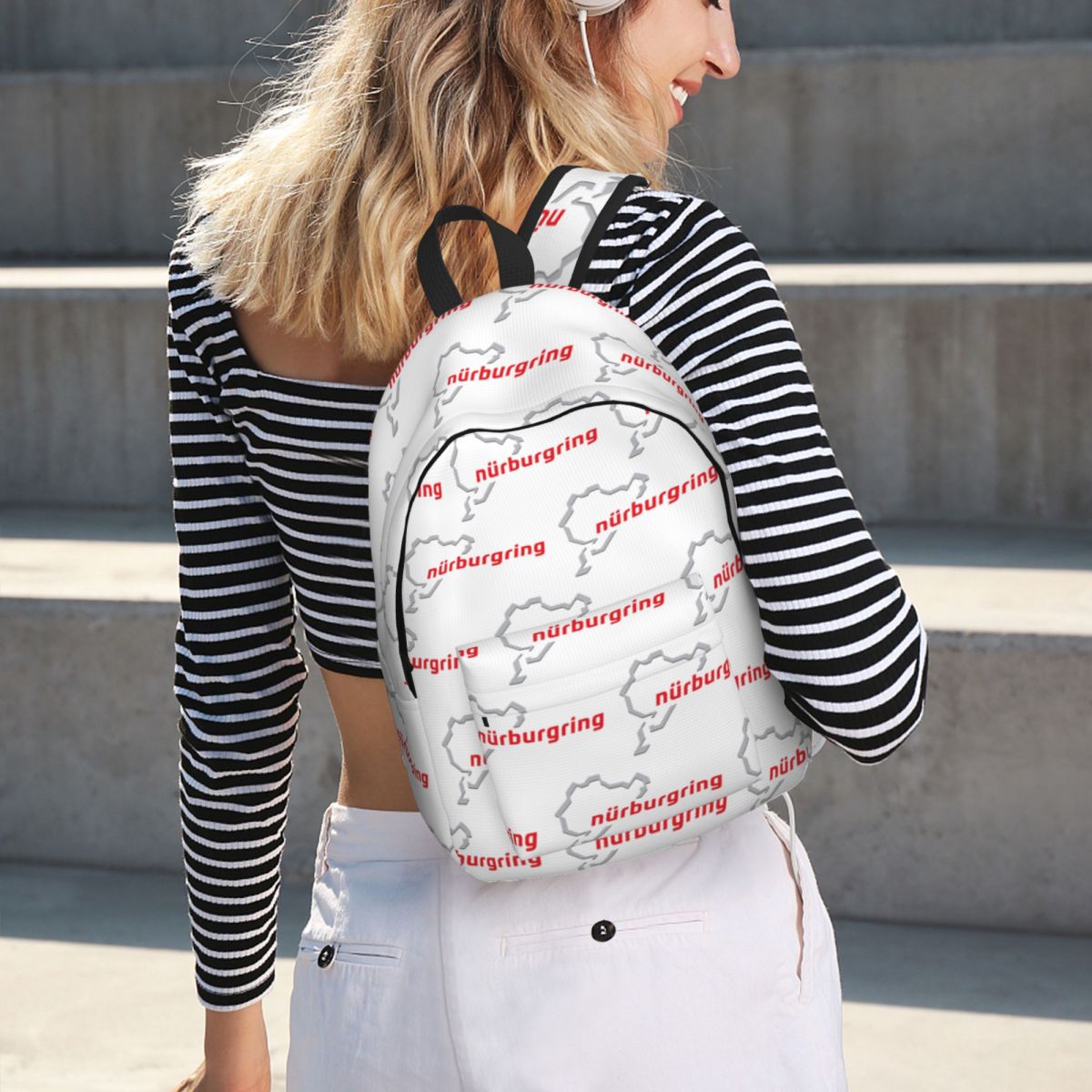 Women Bags Germany - Zaino Race Track Germany Nurburgring, borsa