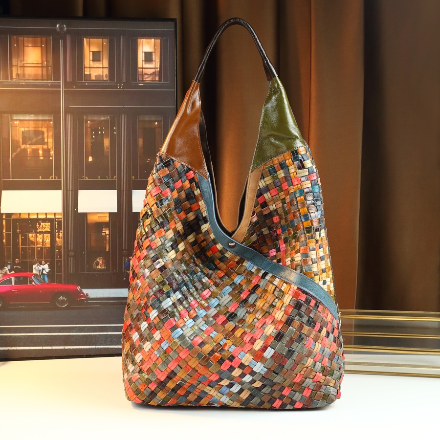 Women Bags Branded Sale - Borsa a Tracolla in Pelle Fatta