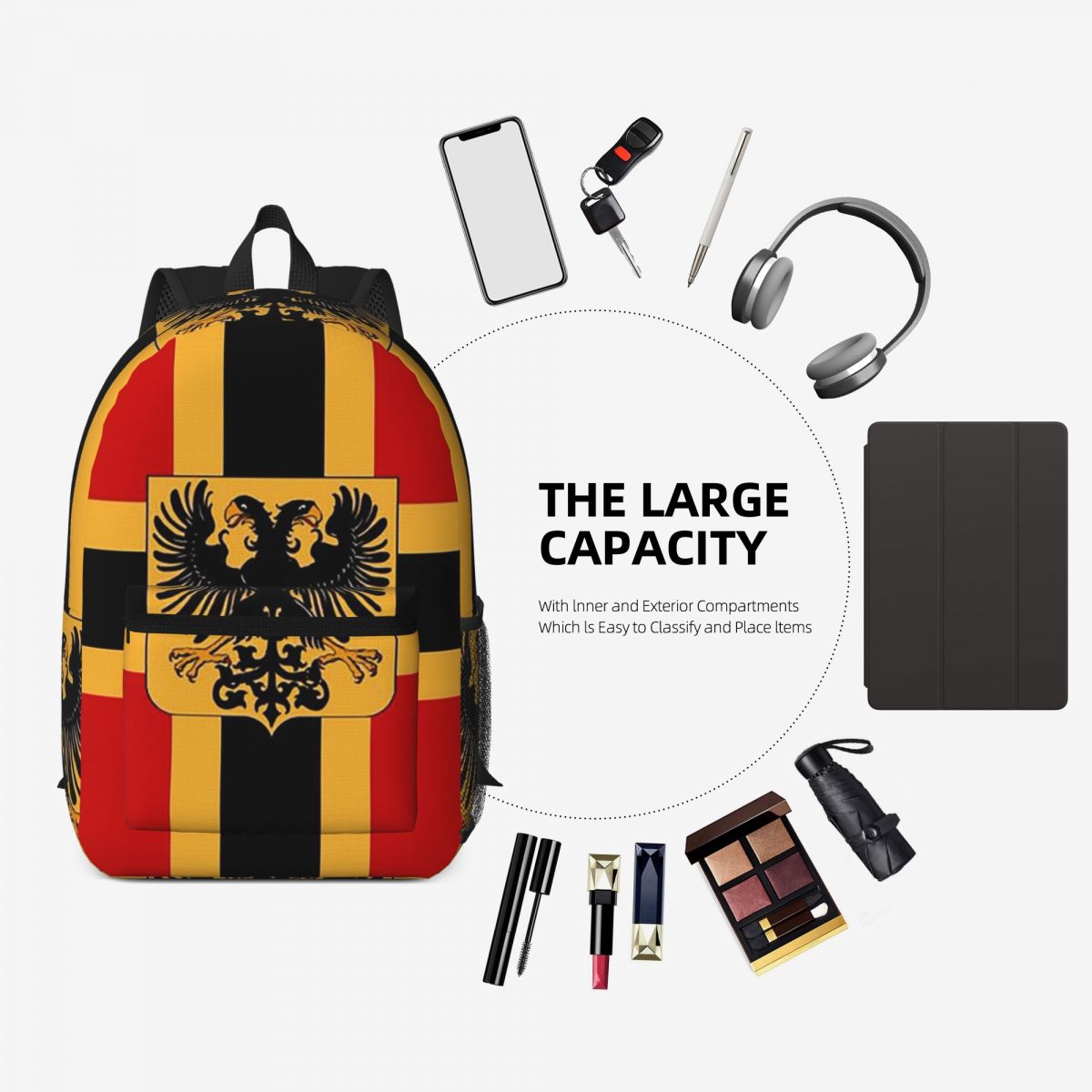 Zaino con bandiera dell'impero - Women Bags Germany recensione e prezzo