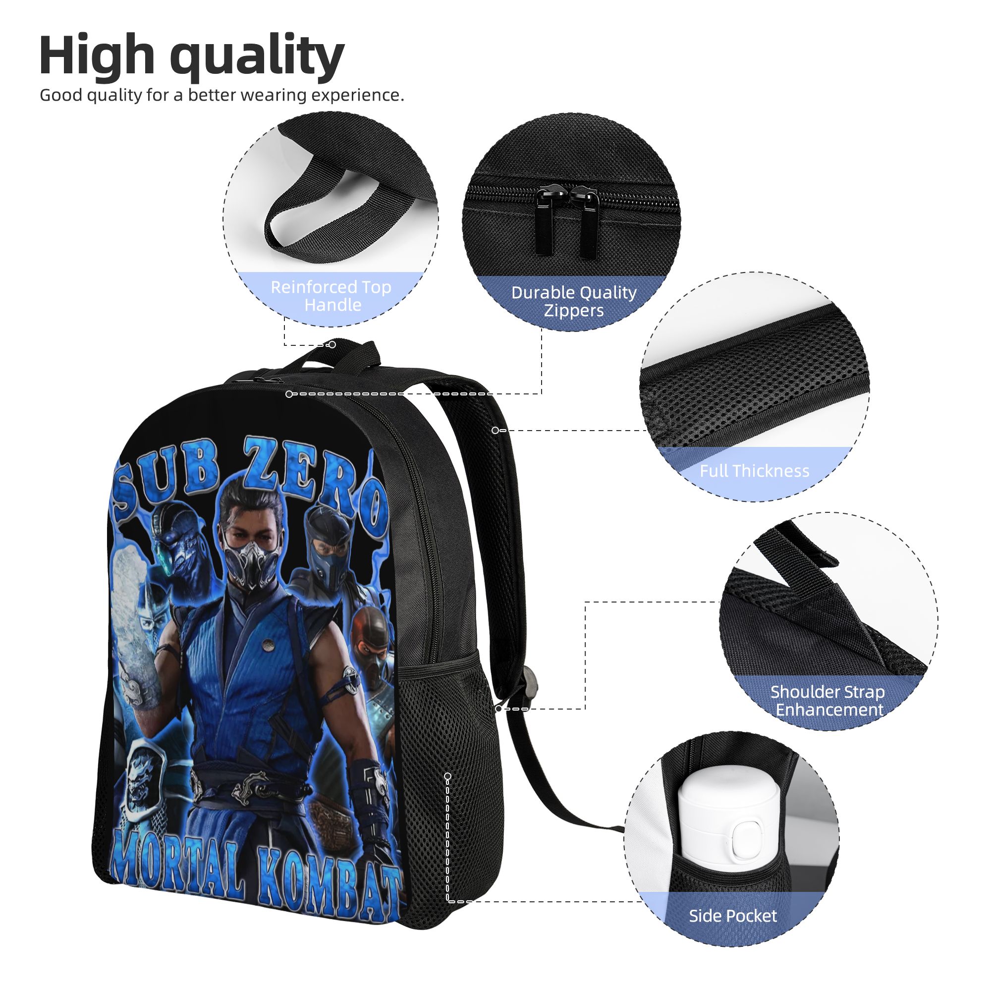 Zaino Mortal Kombat Sub Zero M - Women Bags Mk recensione e prezzo